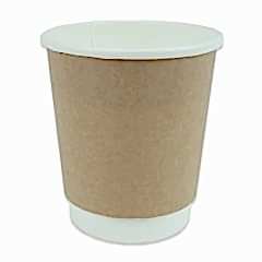 Karton Bardak 8 Oz Kraft Double Wall