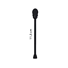 Tıkaçlı Karıştırıcı Orta 11,5 CM SİYAH