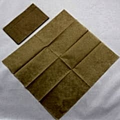 Peçete Garson Katlama 24x24 Cm Kraft