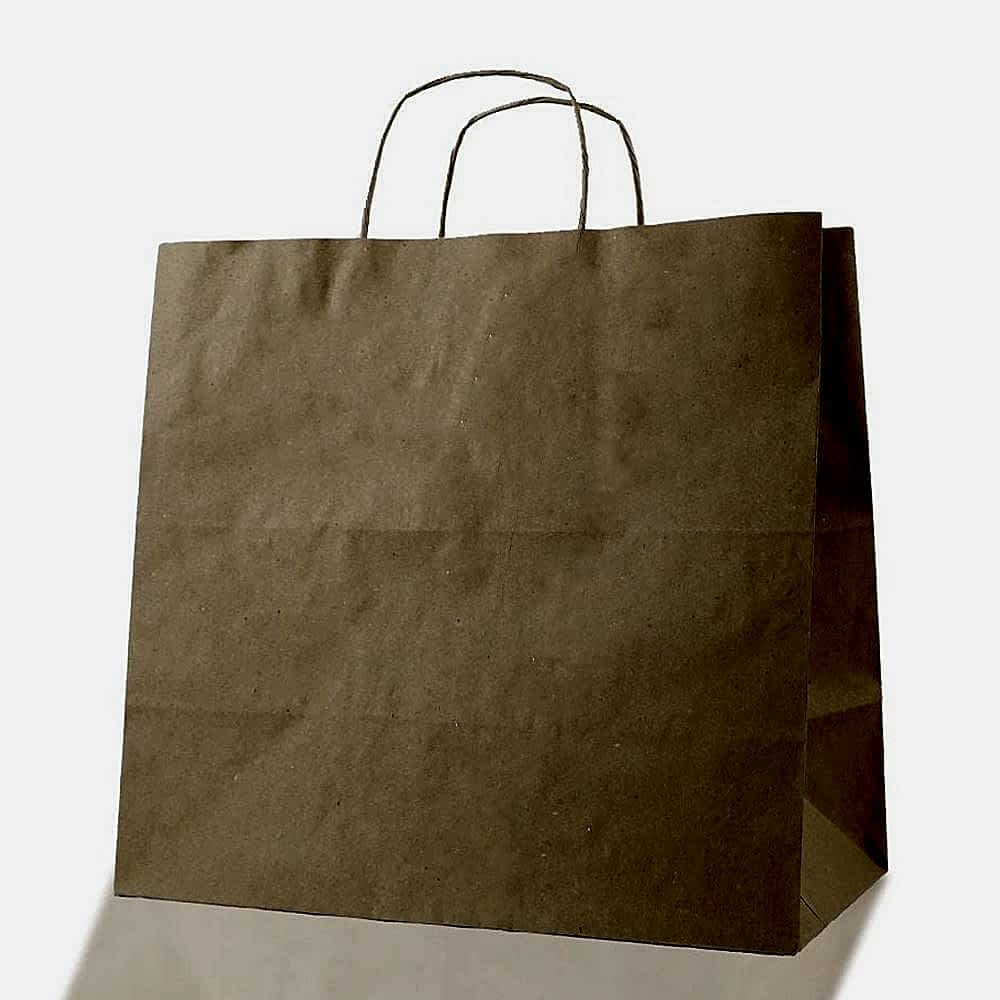 Çanta Kraft 32x28x16 Cm Burgu Sap